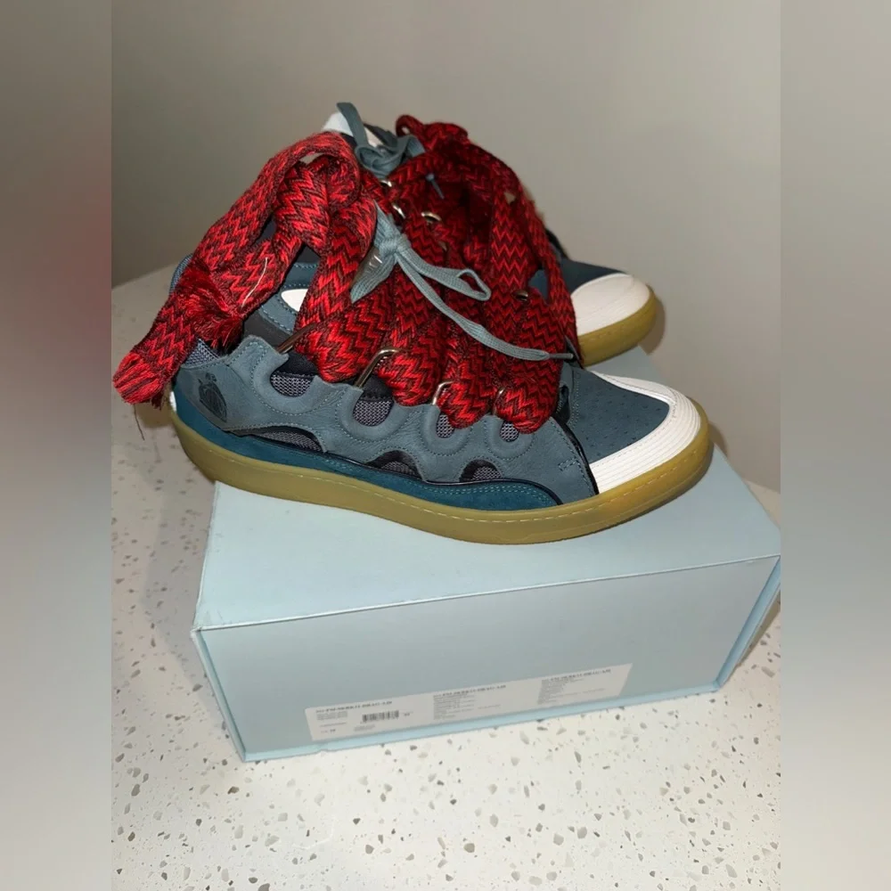 Lanvin Curb Low Top Sneakers - Picture 3 of 4
